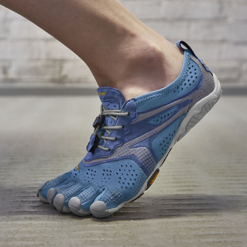 Botas Montaña Mujer Azules - FiveFingers V-Run - JPDQSY-208